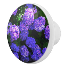 Klassisk Lila Realistisk Hydrangea Ceramic pull Knopp