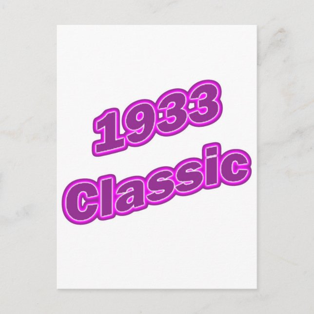 Klassisk Lila Vykort (Framsida)