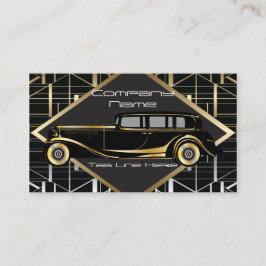 Klassisk limousine-service för bilar visitkort