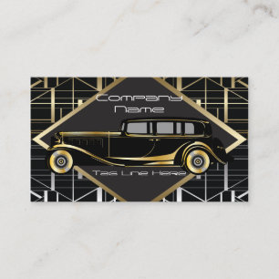Klassisk limousine-service för bilar visitkort