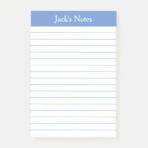 Klassisk ljusblå Personlig