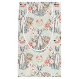 Klassisk ljusblå Vintage Alice i Wonderland