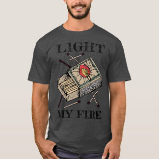 Klassisk ljusmatchningsruta t shirt