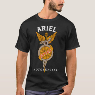 Klassisk Logotyp av gamla Ariel-motorcyklar efter T Shirt