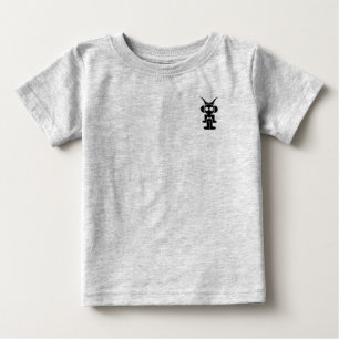klassisk logotyp BLACK-SKRIV UT Tee
