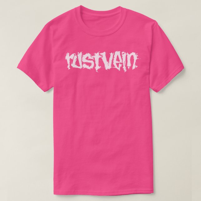 Klassisk Logotyp för Rustvein T Shirt (Design framsida)