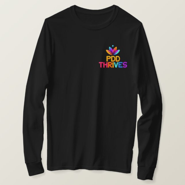 Klassisk logotyp långärmad t-shirt  (Design framsida)