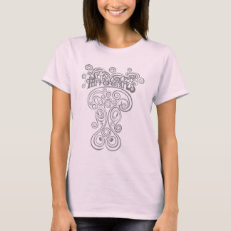 Klassisk Logotyp och Hippo, koldesign T Shirt