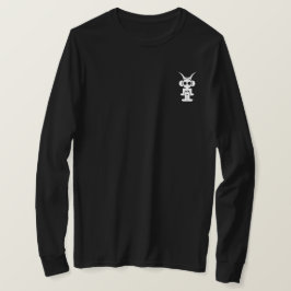 klassisk logotyp, vit utskrift t shirt