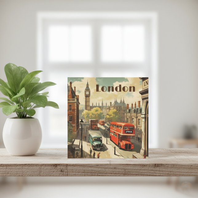 Klassisk London City Center Vintage Resekonst (Skapare uppladdad)