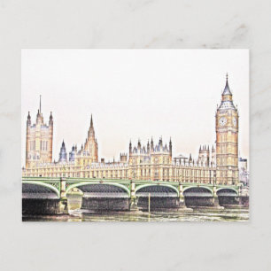 klassisk LONDON Vykort