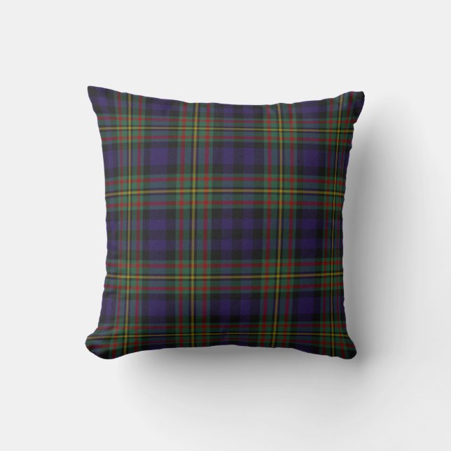 Klassisk MacLellan Tartan Randig Kudde (Framsida)