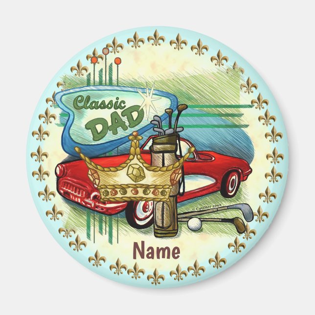 Klassisk magnet Pappa (Framsidan)