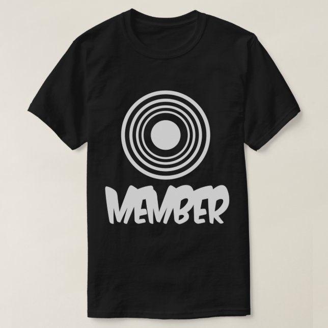 Klassisk målgruppsmedlem t shirt (Design framsida)