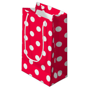 Klassisk mall för Red White Polka dots jul