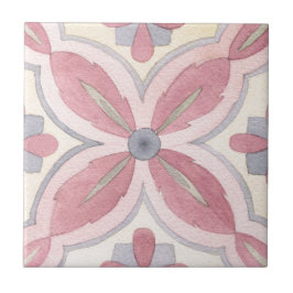 Klassisk målning av blommigt för Blommigt av köksd Kakelplatta