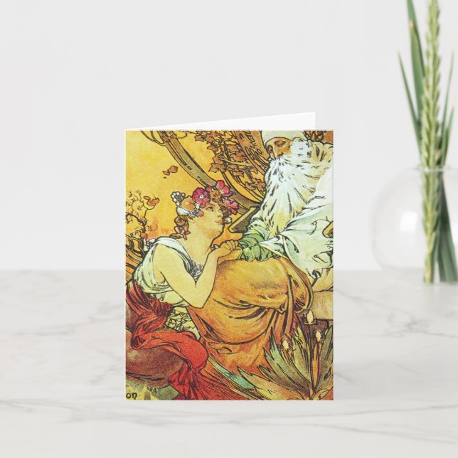 Klassisk målning helgkort (Framsida)