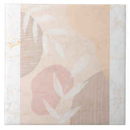 Klassisk marble & Tropical Löv Ceramic Tile Kakelplatta