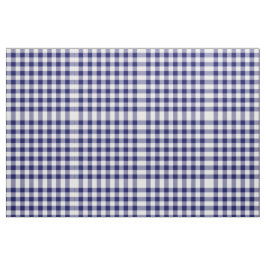 Klassisk marin och White Gingham Play Blocks Tyg