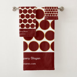 Klassisk maronisk Elegant Modern Minimalist Monogr