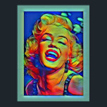 Klassisk Marylin Monroe Pop Art Poster<br><div class="desc">Marylin är ljust och fetstilt i den här poster.</div>