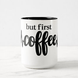 Klassisk men först kaffemugge för kaffelskare Två-Tonad mugg