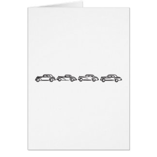 Klassisk Mercedes-linje Hälsningskort