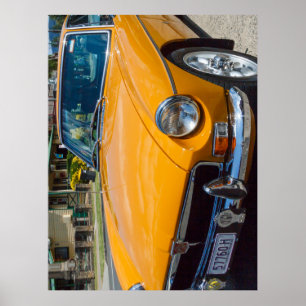 Klassisk MGB GT-roadster Poster