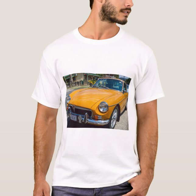 Klassisk MGB GT-roadster T Shirt (Framsida)
