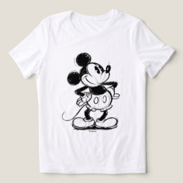Klassisk Mickey Mouse-skiss T Shirt