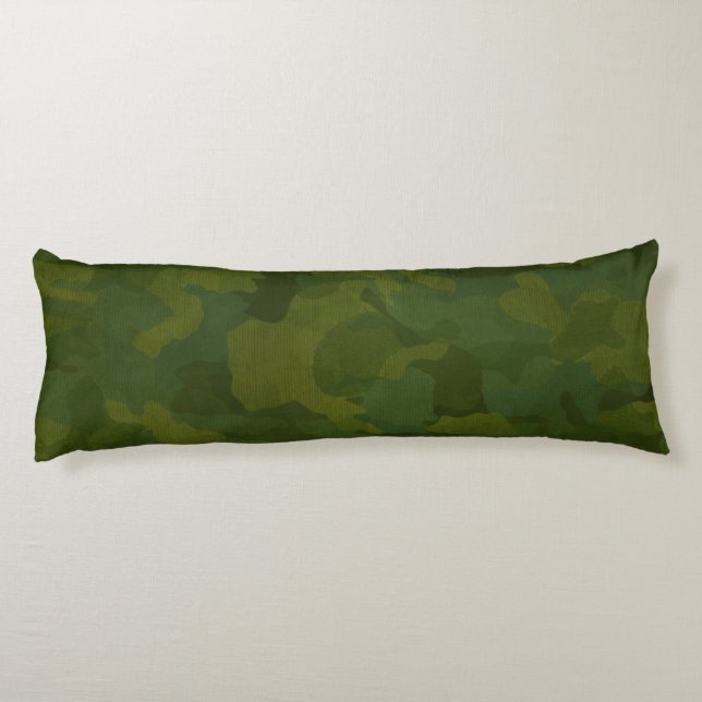 Klassisk Militärkamouflage Kroppskudde (Baksidan)