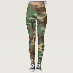 Klassisk militärlag i Camo Leggings