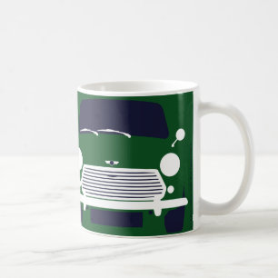 Klassisk Mini Cooper minimalist art mugg