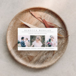 Klassisk Minimal Fotografi Visitkort