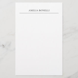 Klassisk minimal Professionell normal Brevpapper