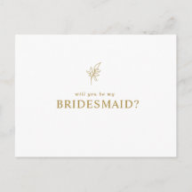 Klassisk minimalist blir min Bridesmaid