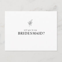 Klassisk minimalist blir min Bridesmaid