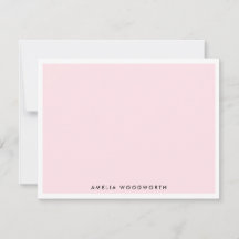 Klassisk minimalistisk BrightStor  Rosa Vit Elegan