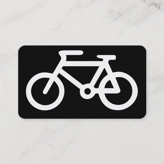 Klassisk minimalistisk cykel mekanisk illustration visitkort (Framsida)