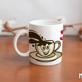 Klassisk minimalistisk och unik Bra-dag Kaffemugg