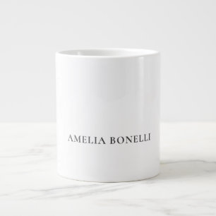 Klassisk minimalistisk professionell enkel jumbo mugg