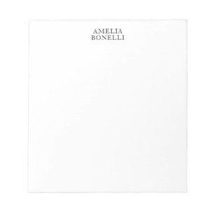 Klassisk minimalistisk professionell enkel Lägg ti Anteckningsblock