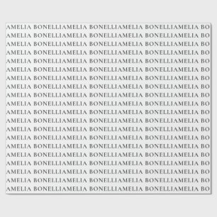 Klassisk minimalistisk professionell enkel presentpapper