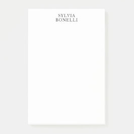 Klassisk minimalistisk Professionell, enkelt Lägg  Post-it Block