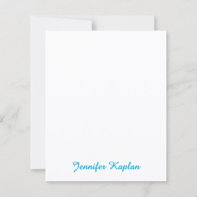 Klassisk minimalistisk professionell pappersark (Framsida)