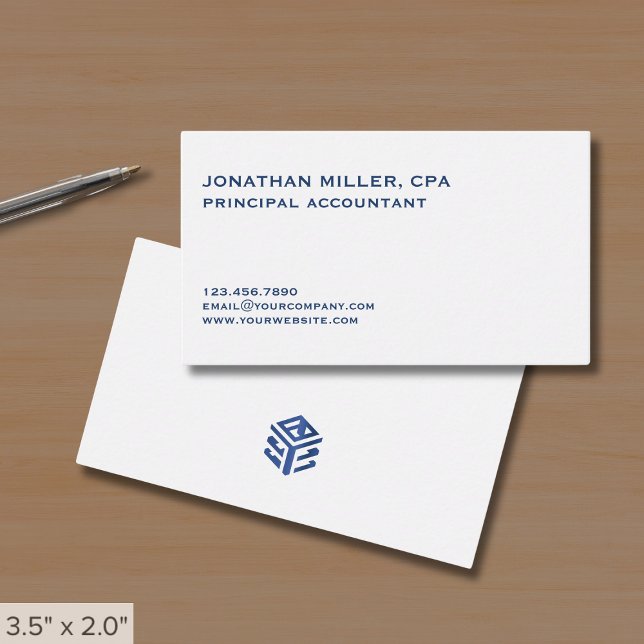 Klassisk minimalistisk Professionell Visitkort (Skapare uppladdad)