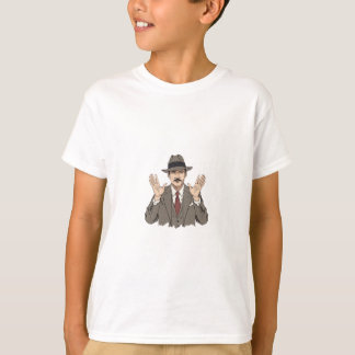 Klassisk Mobster Chef Stil T-Shirt