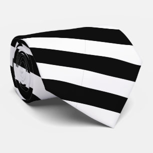 Klassisk Modern Black and White Stripe Slips