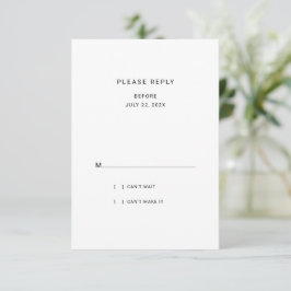 Klassisk, modern Elegant, minimal OSA kort