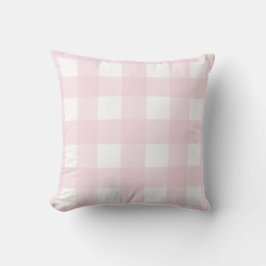 Klassisk Modern Farmhouse Soft Rosa Buffalo Play Kudde